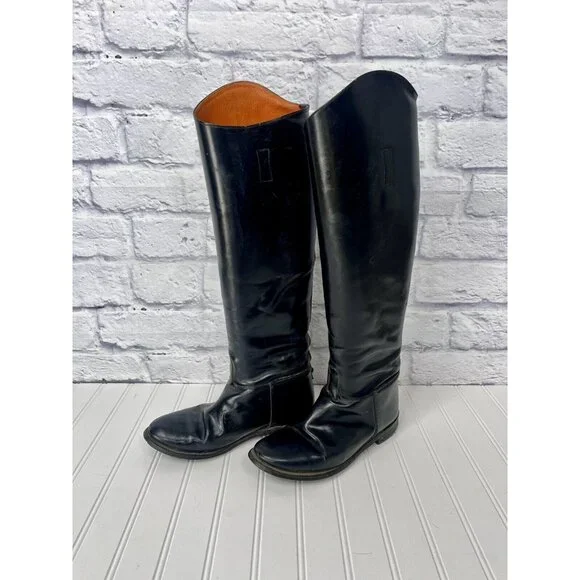 EISERS Women's Black "Last" Leather Ridding Boots US 8 - Picture 1 of 9